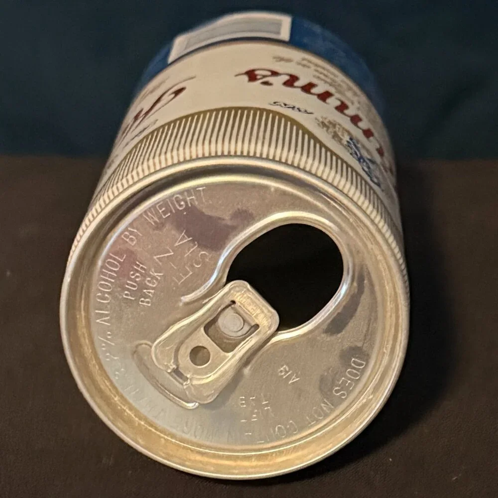 Hamm's Beer aluminum pull-tab tin vintage beer can